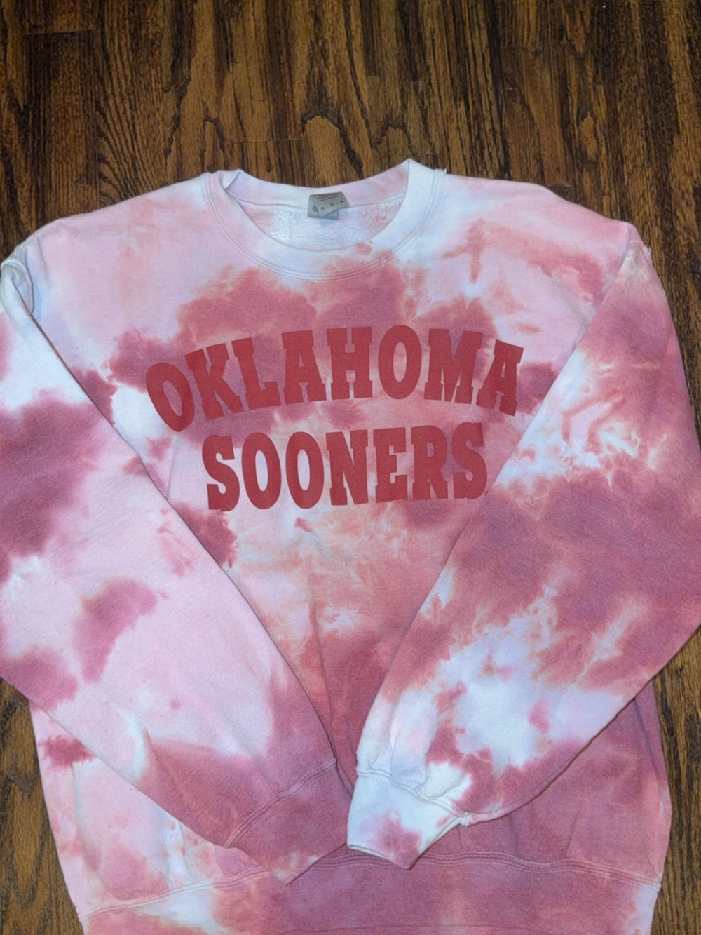 Oklahoma Sooners Tie-Dye Sweatshirt